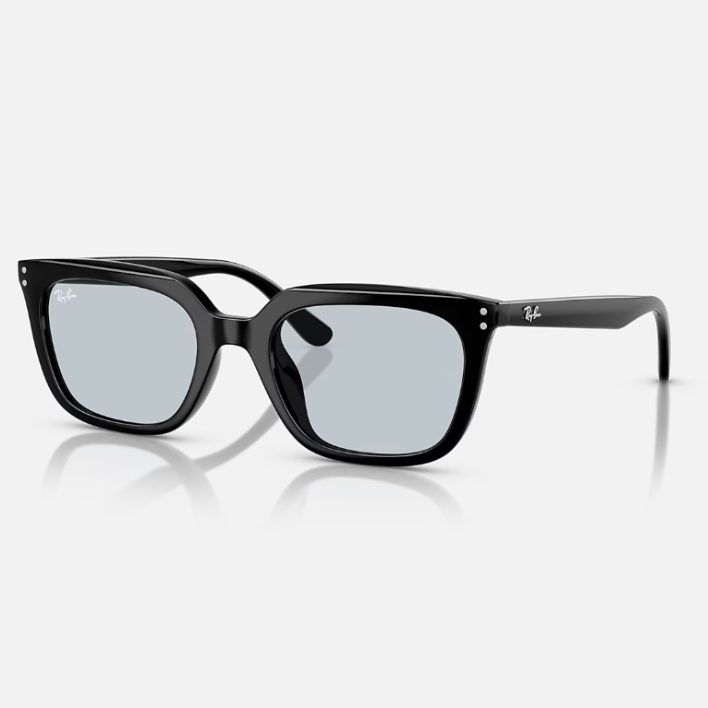 Ray Ban Men Square Frame Asphalt Black Sunglasses