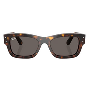 Ray Ban Women Rectangle Frame Polished Havana Sunglasses