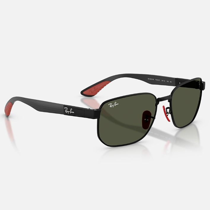 Ray Ban Women Irregular Frame Washed Black Sunglasses