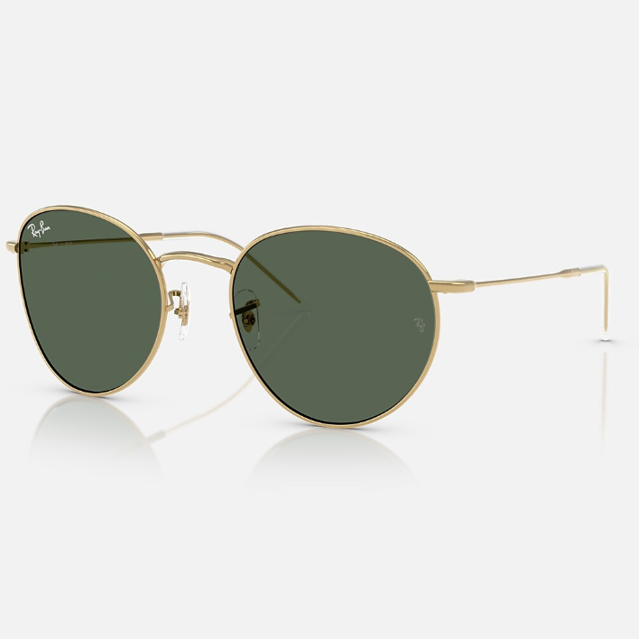 Ray Ban Men Phantos Frame Mocha Gold Sunglasses
