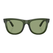 Ray Ban Women Square Frame Green Sunglasses