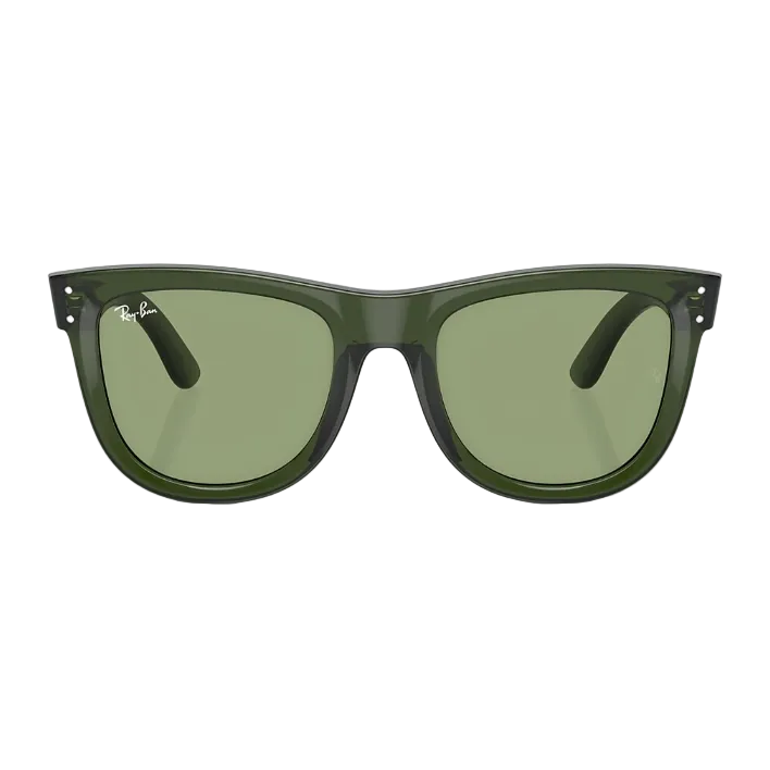 Ray Ban Women Square Frame Green Sunglasses