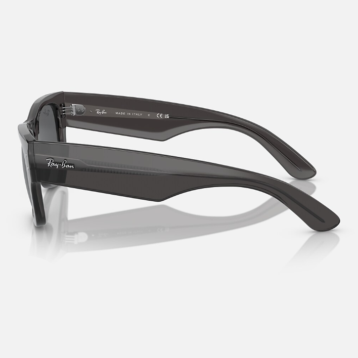 Ray Ban Men Square Frame Slate Black Sunglasses