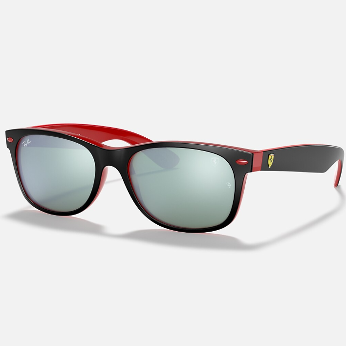 Ray Ban Women Square Frame Vintage Black Sunglasses