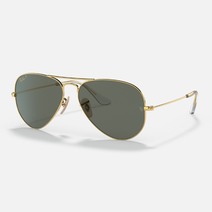 Ray Ban Men Pilot Frame Classic Gold Sunglasses