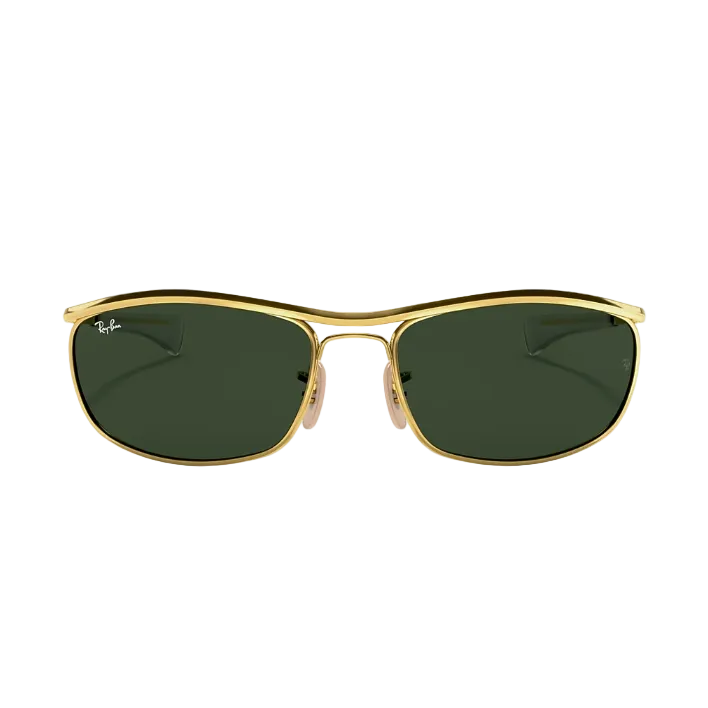 Ray Ban Men Oval Frame Blush Gold Sunglasses
