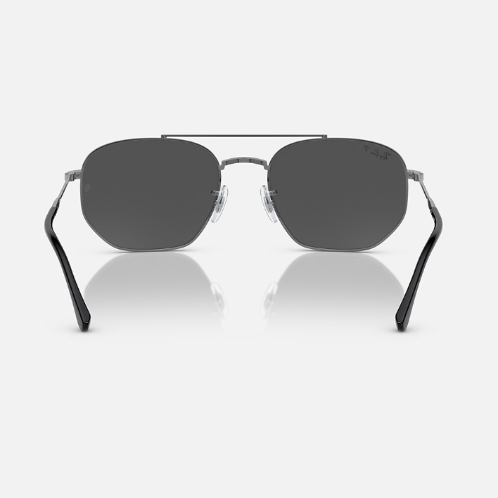 Ray Ban Men Phantos Frame Crystal Silver Sunglasses