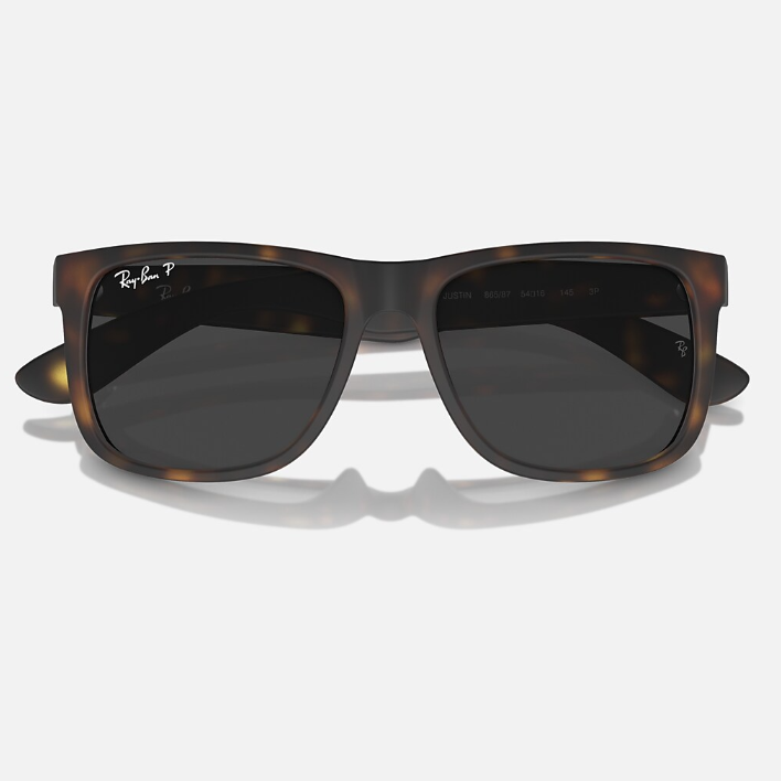 Ray Ban Men Square Frame Deep Brown Sunglasses