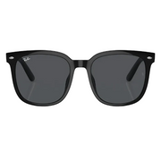 Ray Ban Men Square Frame Volcanic Black Sunglasses