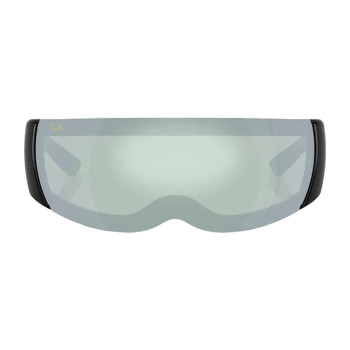 Ray Ban Women Rectangle Frame Lamp Black Sunglasses