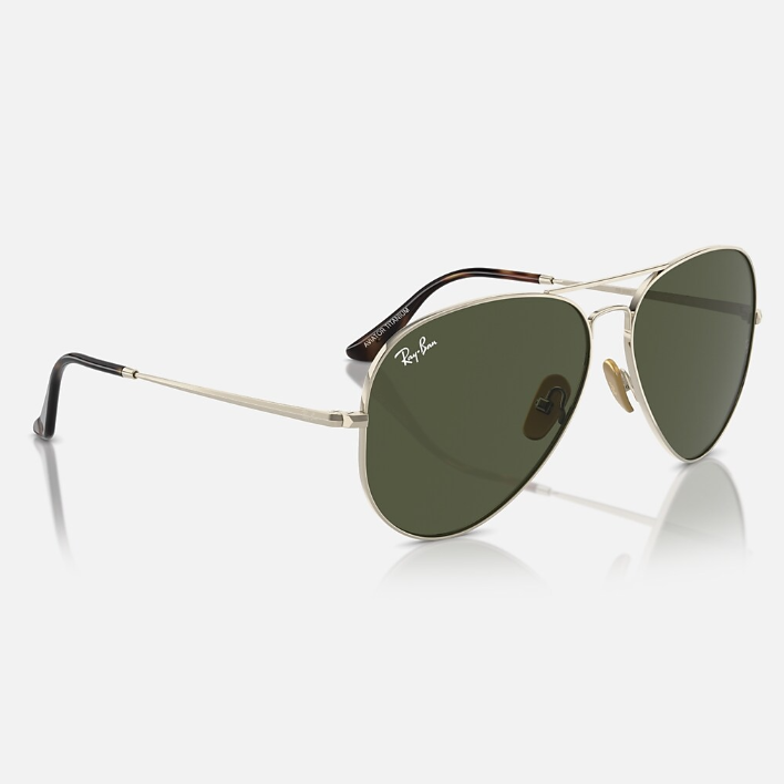 Ray Ban Women Pilot Frame Moon Silver Sunglasses