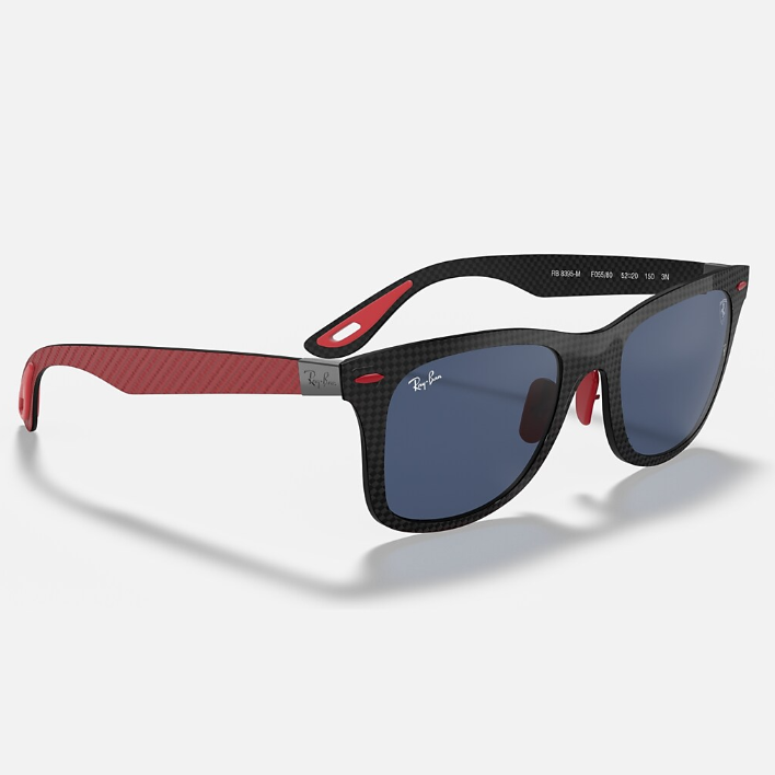Ray Ban Women Square Frame Rustic Black Sunglasses