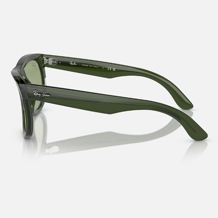 Ray Ban Women Square Frame Green Sunglasses
