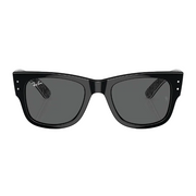 Ray Ban Men Square Frame Caviar Black Sunglasses
