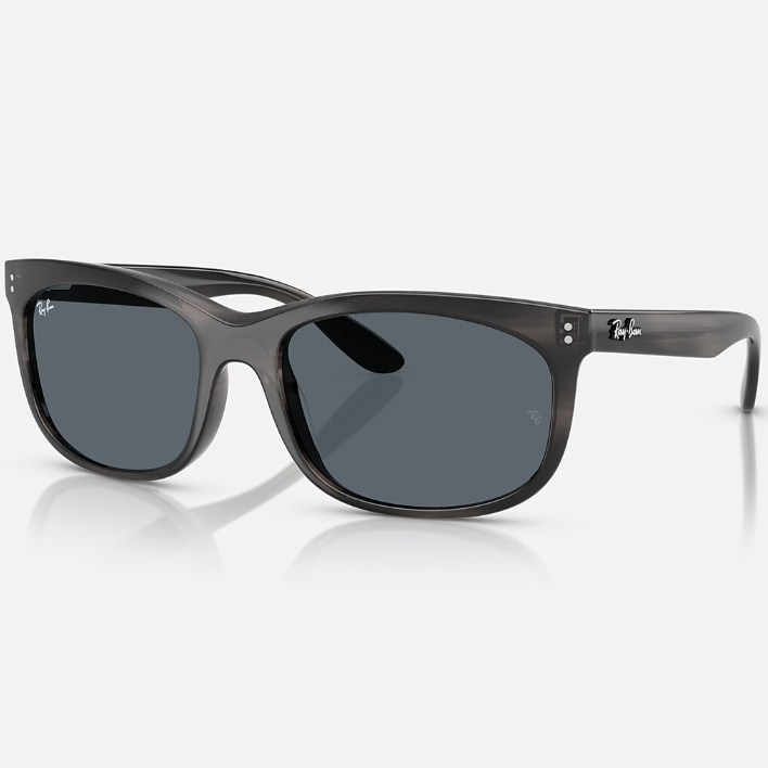 Ray Ban Men Pillow Frame Lead Gray Sunglasses