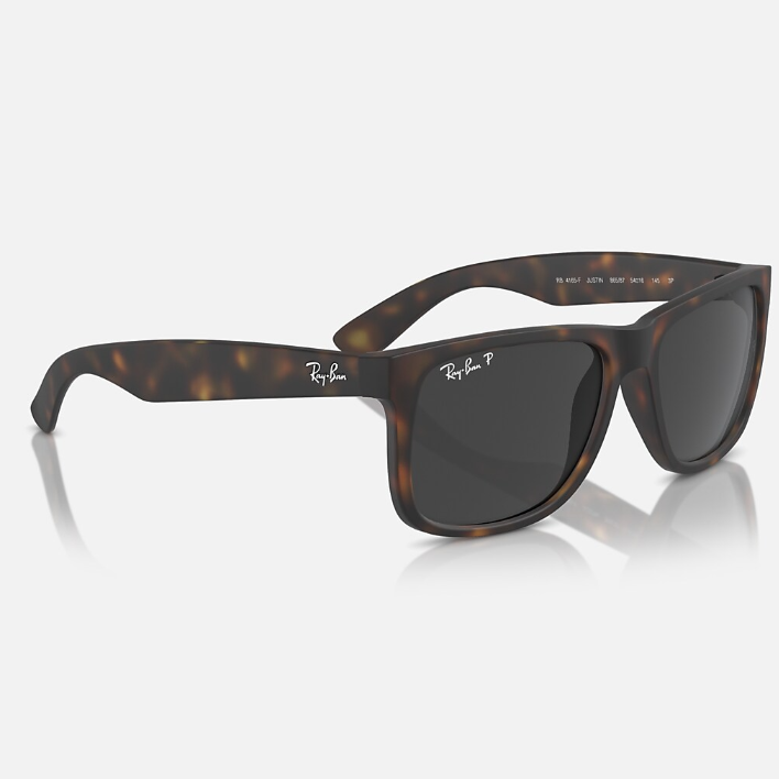 Ray Ban Men Square Frame Deep Brown Sunglasses