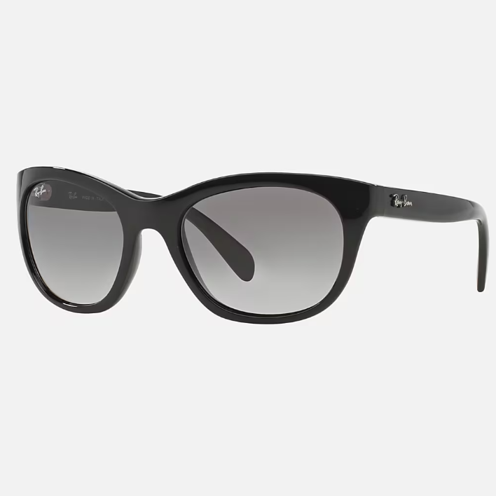 Ray Ban Men Square Frame Licorice Black Sunglasses