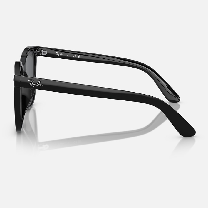 Ray Ban Men Square Frame Volcanic Black Sunglasses