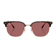 Ray Ban Women Irregular Frame Havana On Rose Gold Sunglasses