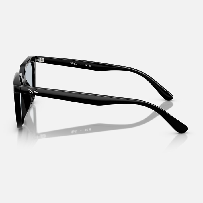 Ray Ban Men Square Frame Asphalt Black Sunglasses