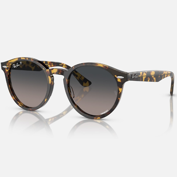 Ray Ban Men Square Phantos Yellow Havana Sunglasses
