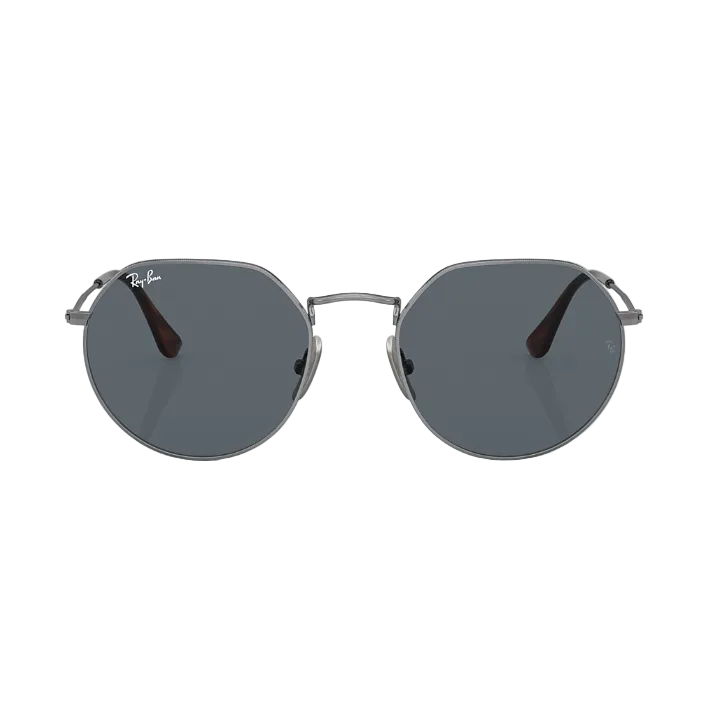 Ray Ban Men Irregular Frame Royal Silver Sunglasses