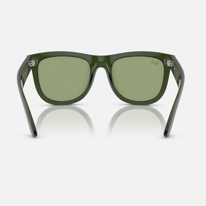 Ray Ban Women Square Frame Green Sunglasses