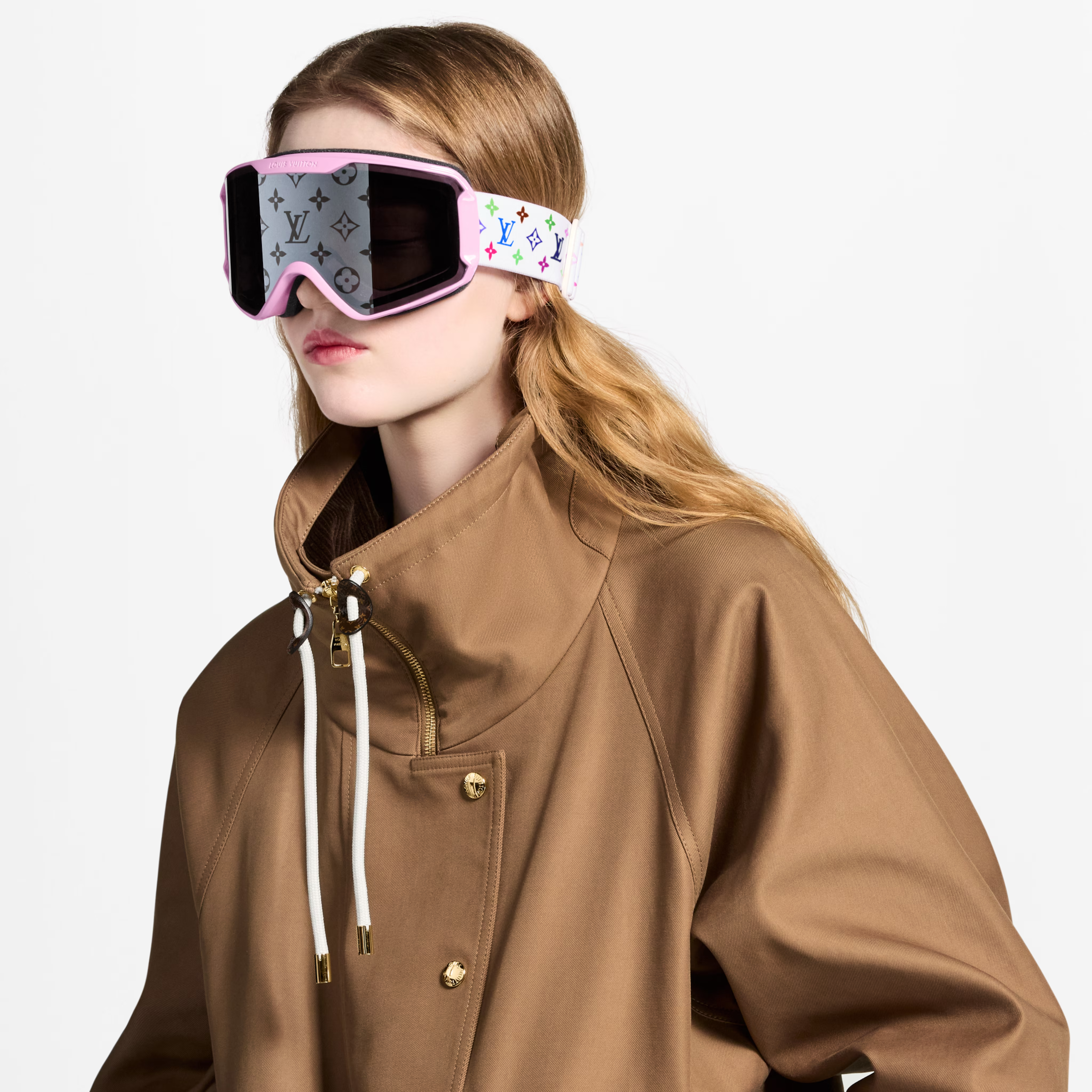 Louis Vuitton Women Mask Frame Pink Sunglasses