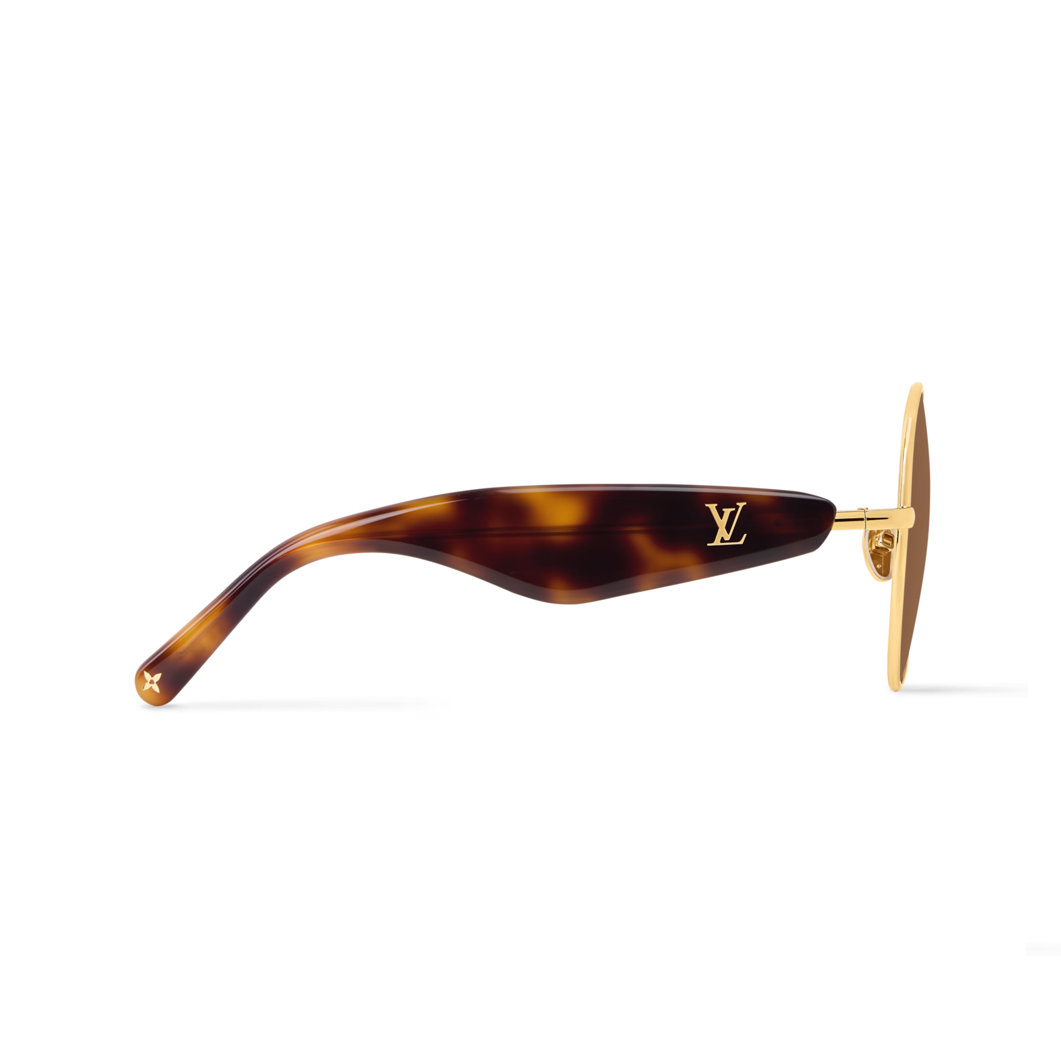 Louis Vuitton Women Pilot Frame Brown Sunglasses
