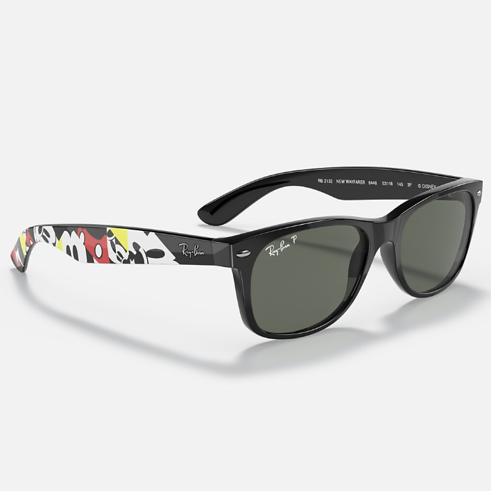 Ray Ban Men Square Frame Black Pearl Sunglasses