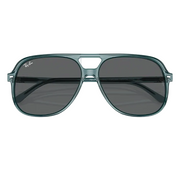 Ray Ban Men Square Frame Transparent Blue Bio Sunglasses