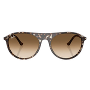 Ray Ban Women Square Polished Havana Yellow Turtle Sunglasses