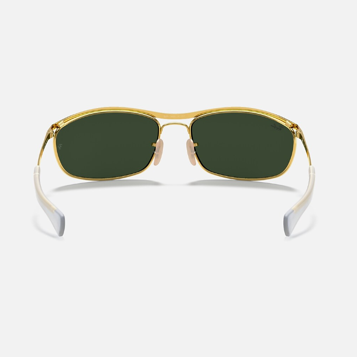 Ray Ban Men Oval Frame Blush Gold Sunglasses