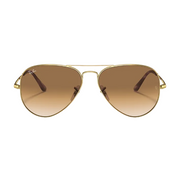 Ray Ban Men Pilot Frame Royal Gold Sunglasses