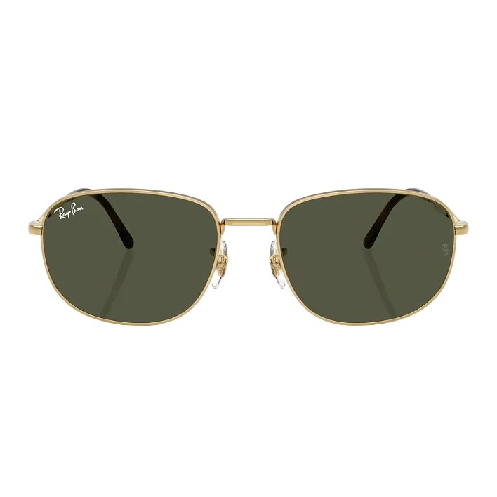 Ray Ban Men Pillow Frame Ruby Gold Sunglasses