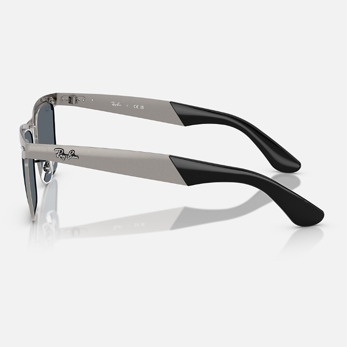 Ray Ban Men Square Frame Matte Sandblasted Sunglasses