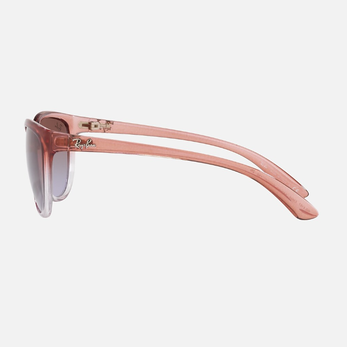 Ray Ban Women Irregular Frame Polished Light Brown Sunglasses