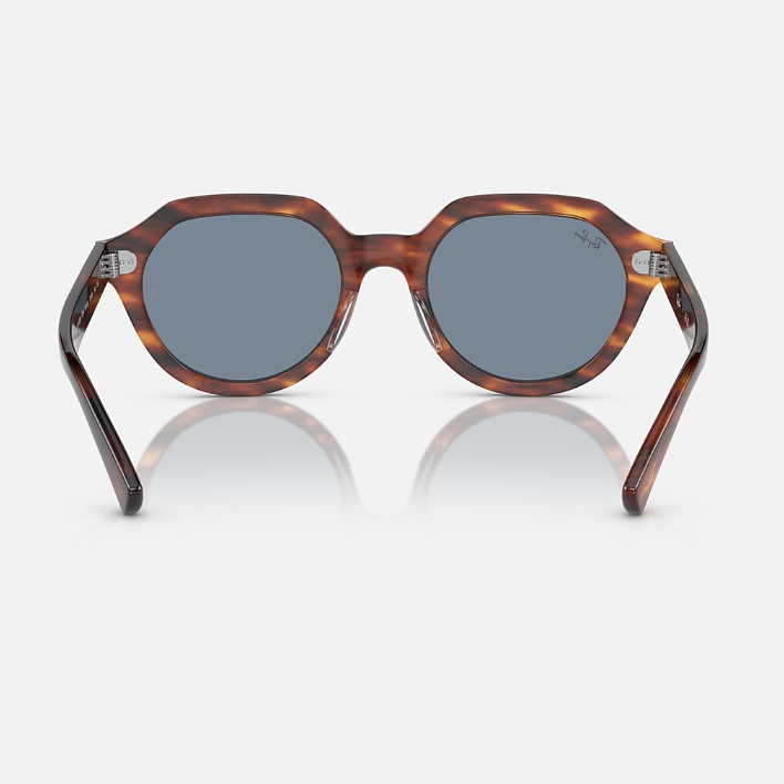 Ray Ban Men Square Frame Mud Brown Sunglasses