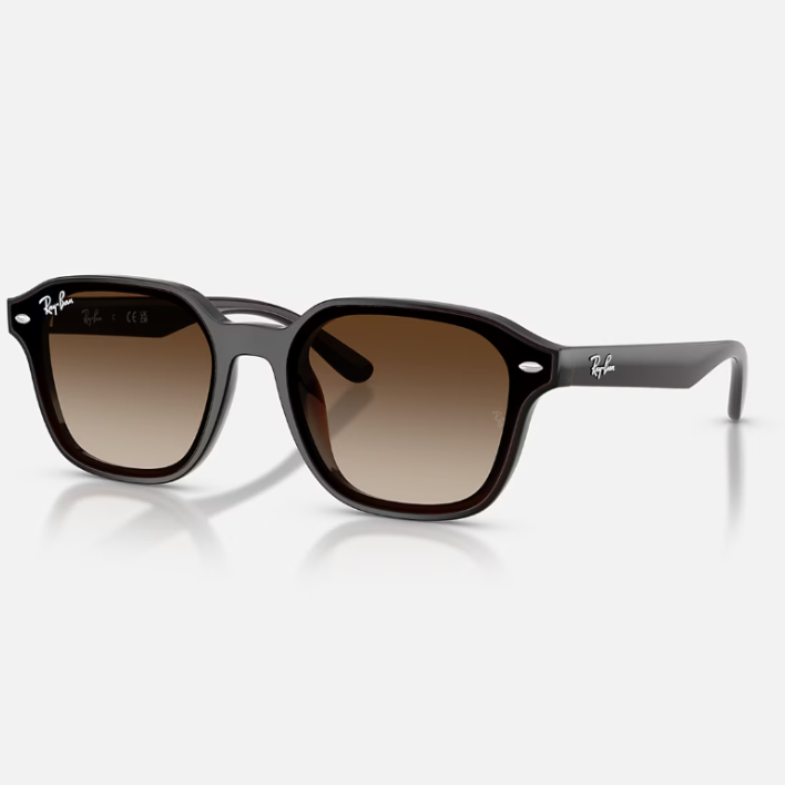 Ray Ban Men Square Frame Thunder Black Sunglasses