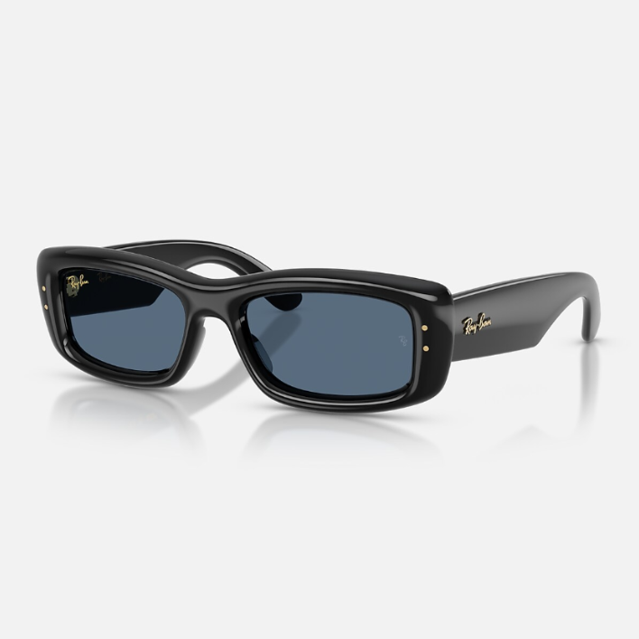 Ray Ban Men Pillow Frame Volcanic Black Sunglasses