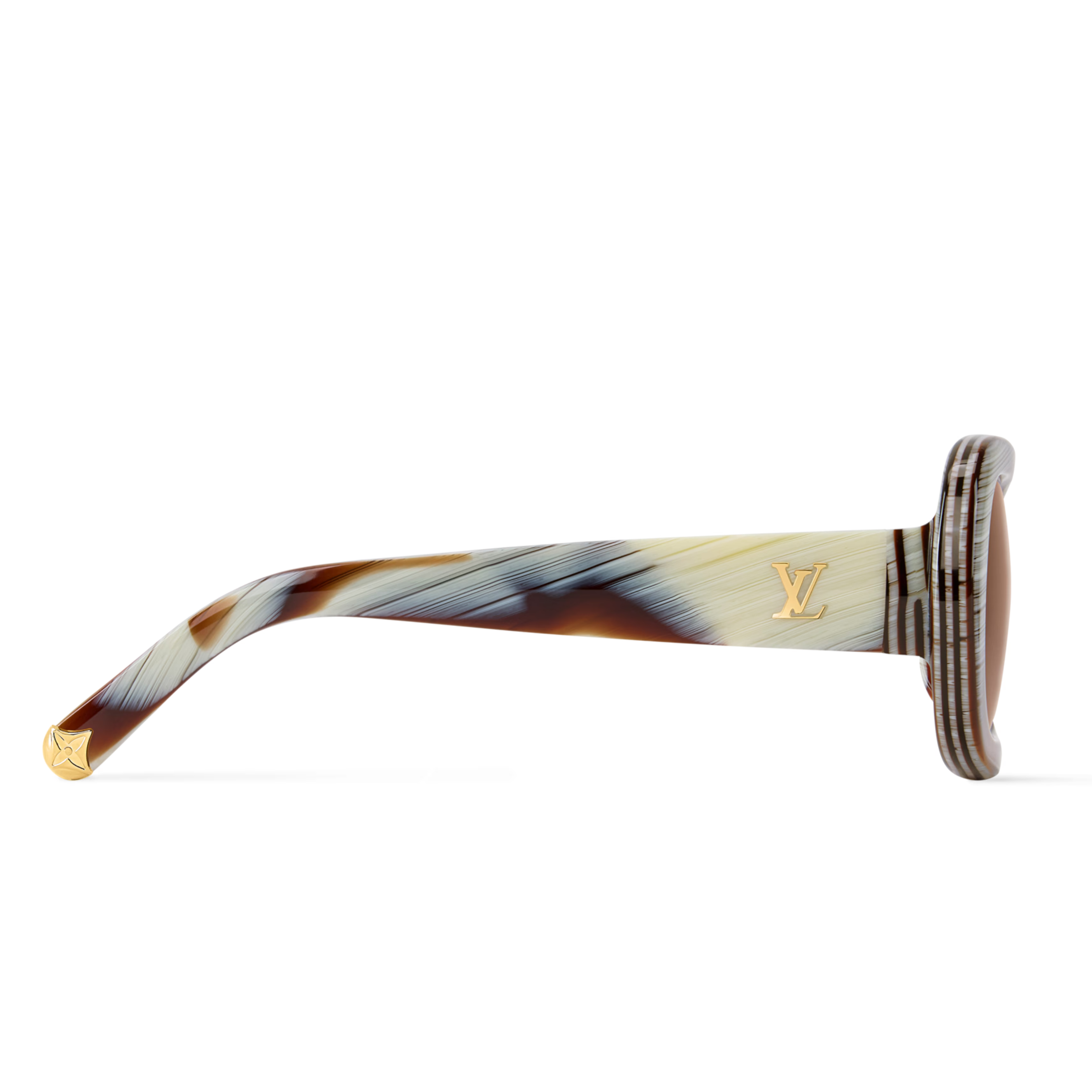 Louis Vuitton Women Square Frame Honey Sunglasses