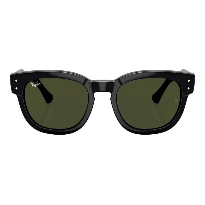 Ray Ban Women Square Frame Soot Black Sunglasses