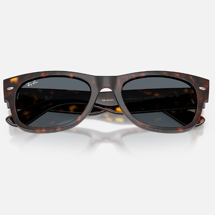 Ray Ban Men Square Frame Teak Brown Sunglasses
