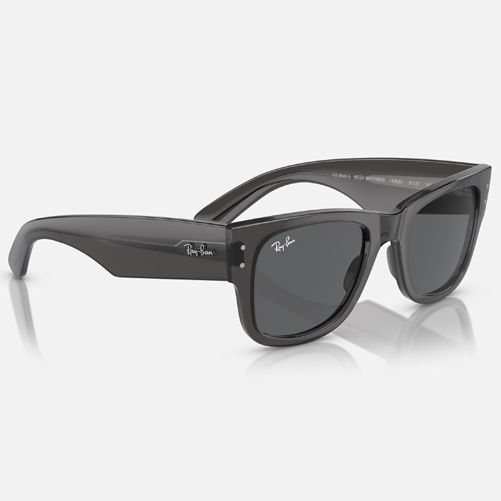 Ray Ban Men Square Frame Slate Black Sunglasses