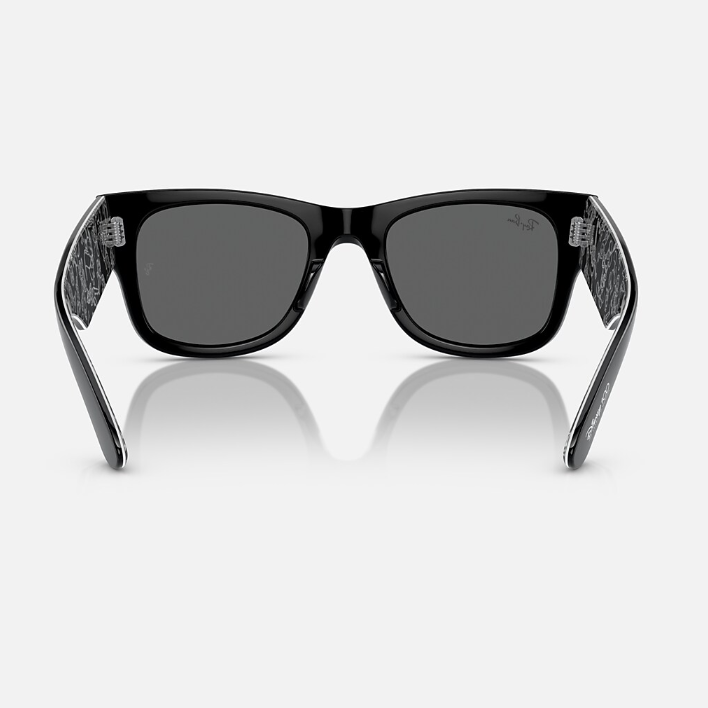 Ray Ban Men Square Frame Caviar Black Sunglasses
