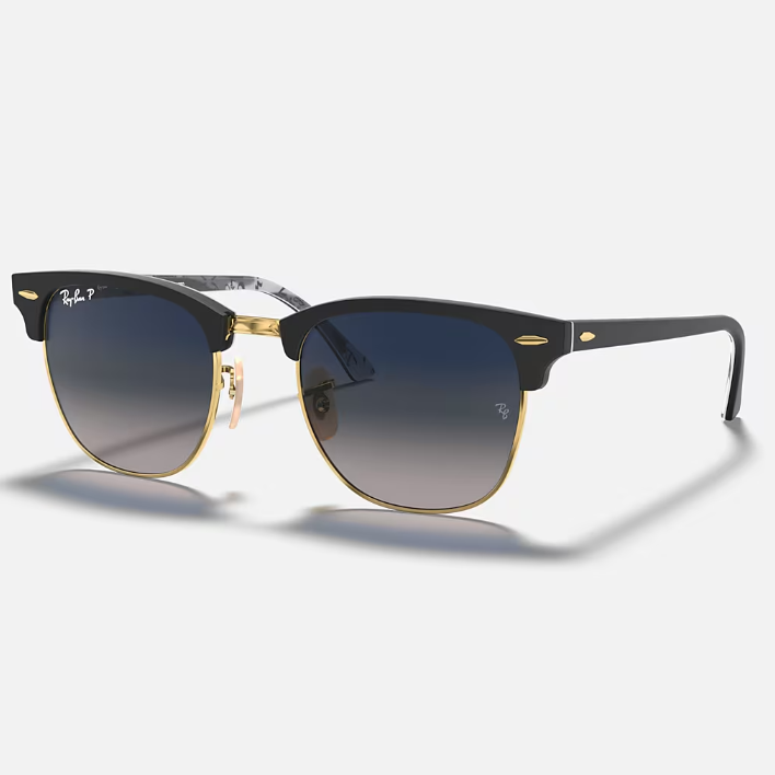 Ray Ban Men Square Frame Space Black Sunglasses