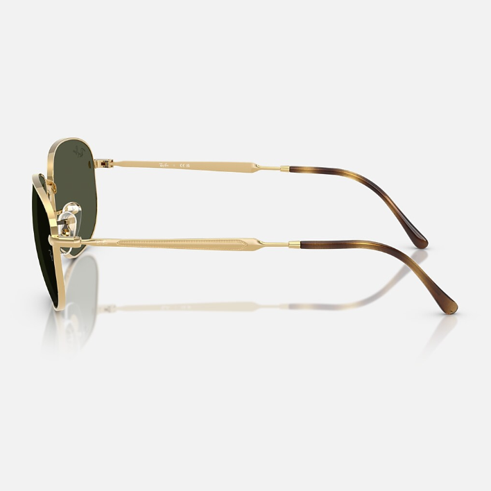 Ray Ban Men Pillow Frame Ruby Gold Sunglasses