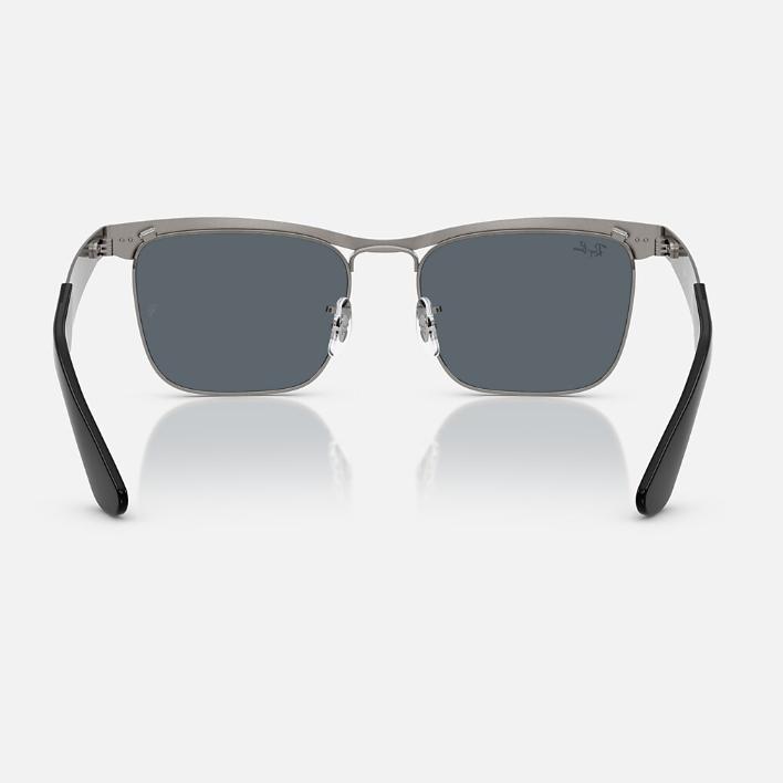 Ray Ban Men Square Frame Matte Sandblasted Sunglasses
