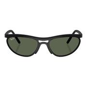 Ray Ban Men Pillow Frame Dusty Matte Black Sunglasses