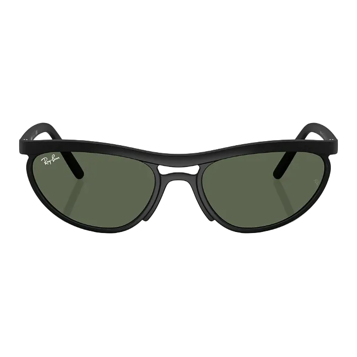 Ray Ban Men Pillow Frame Dusty Matte Black Sunglasses